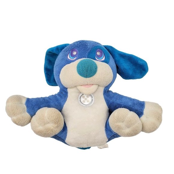 Flashlight‎ Friends Blue Puppy Dog Plush Stuffed Animal 8" Sleepover Toy Working - Picture 2 of 10
